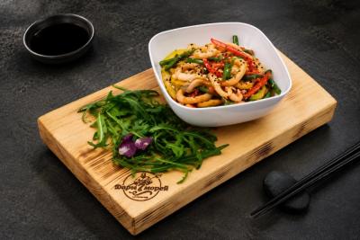 Фьюжн - Wok, креветки 