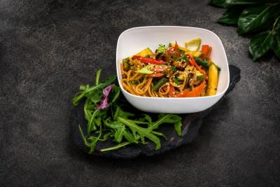 WOK с Камчатским крабом