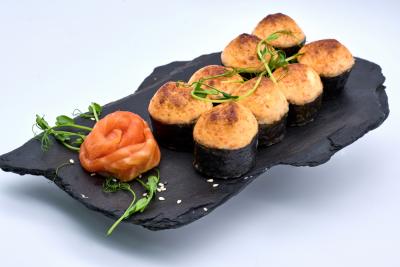 Экстра ролл запечённый с Лососем